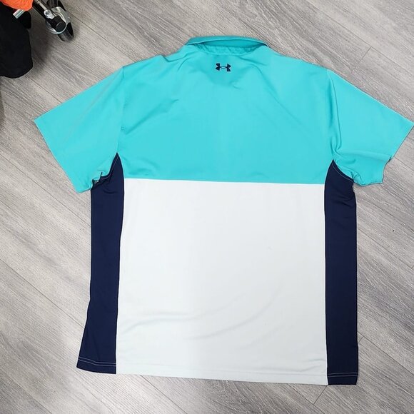 Under Armour Shirt Mens 2XL Playoff Polo Golf Athletic Performance Loose Fit - Picture 2 of 7
